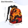 thumbnail image 2 of Disketp Marigold Flowers In Different Colors Mochila Ligera Clásica con Múltiples Bolsillos, Mochila Casual para Hombre y Mujer, Ideal para Escuela, Trabajo y Viajes, 2 of 6