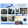 thumbnail image 3 of Mando A Distancia Bluetooth de 5 Teclas para Volante de Coche, Resistente Al Agua, para Manillar de Motocicleta., 3 of 5