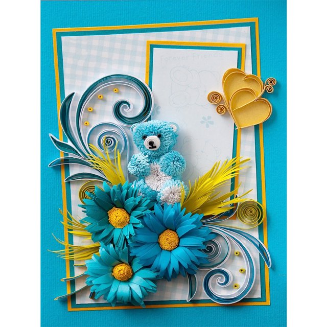 Cuadros Decorativos Pintura de diamante Quilling papel pintura flores pared de diamantes de imitación redonda completa Tmvgtek embutido en tela