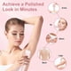 thumbnail image 4 of Glow Aura Womens Shaver, IPX7 2 in 1 Electric Lady Shaver Bikini Trimmer (Purple), 4 of 5
