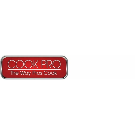 CookPro 3 Pc Cast Iron Skillet Set w/Red Enamel Coating