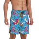 thumbnail image 2 of Balery Sharks Summer Pantalones cortos de pijama de punto de algodón para hombre con cinturilla y bolsillos-Medium, 2 of 6