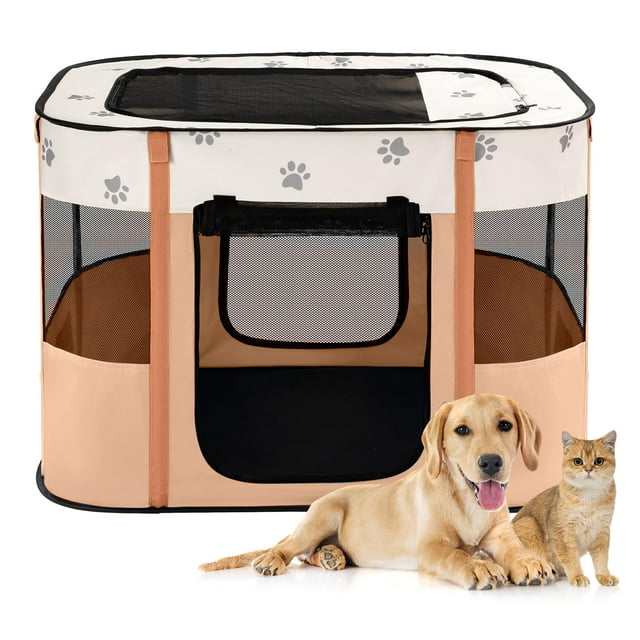 Corralito para Mascotas Avont Portátil Plegable Pop Up para Perro y Gato - S