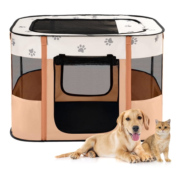 Corralito para Mascotas Avont Portátil Plegable Pop Up para Perro y Gato - S