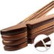 thumbnail image 3 of 10pcs Solid Wood Hangers with Grooves Vintage Hangers for Shirt Bra Coat, 3 of 5