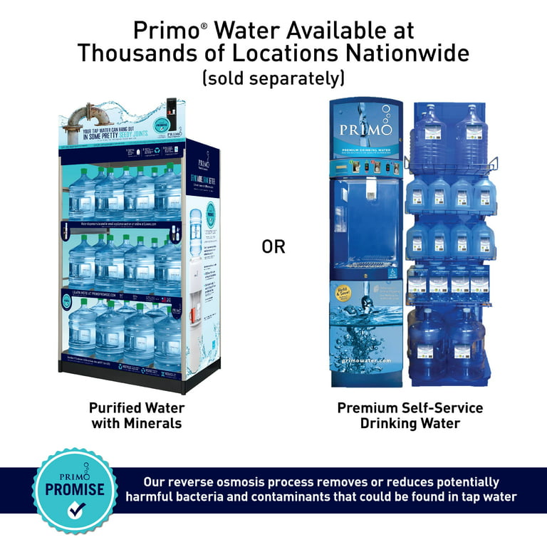  Primo hTRIO Water Dispenser with K-Cup Single Serve Coffee  Brewing, Bottom-Loading 2 Temp (Hot & Cold) Water Cooler Water Dispenser  for 5 Gallon Bottle, White : Home & Kitchen