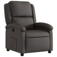 thumbnail image 2 of Casafoyer Recliner Chair Dark Brown Real Leather, 2 of 2