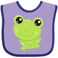 thumbnail image 3 of Inktastic Cute Frog, Little Frog, Baby Frog, Green Frog Boys or Girls Baby Bib, 3 of 4