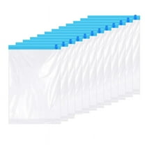 12 Pack Reusable Roll Up Compression Bags,40X60cm Medium Vacuum Storage Bags for Travel,Saving Storage Packing Bags