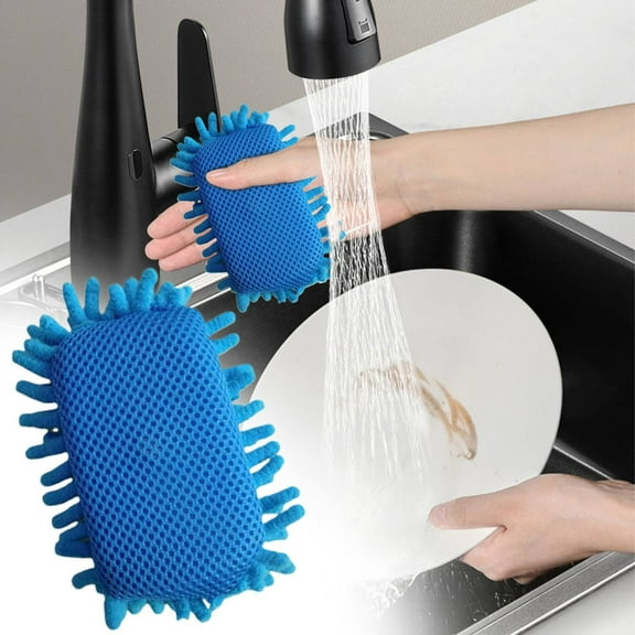 XJGHHSY 1 Pieces Microfiber Shag Whiteboard Eraser Dry Erase Washable Board Eraser for Chalk, Markers, Classroom, Home and Office,Blue