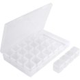 thumbnail image 1 of Segbeauty 28 Grids Gem Organizer, Clear Bead Container Compartments with Secure Lids, Removable Tiny Jewelry Storage Box, Transparent Jewelry Organizer for Seeds Craft Making Accessories, 1 of 8
