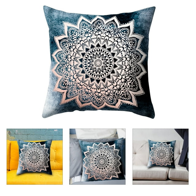 Cuberas de Almohada de Tiros Cuadrados Cubierta de Almohada Suave y Cómoda, Cubierta de Almohada de Letras Transpirable, Para El Hogar