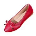 thumbnail image 1 of Loafers for Women, Plus Size Soft Sole with Bows, Trendy Comfortable Flat Shoes for Spring Summer, 1 of 9