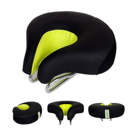 Bike Saddle Seat No Nose MTB Mountain High Resilience Bicycle Seats Comfortable Ergonomic Cycling Pad (Best Mountain Bike Seat)