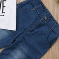 thumbnail image 6 of Kiapeise 2Pcs Little Boy Print Short Sleeve T-shirt + Denim Trousers Outfits, 6 of 7
