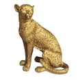 thumbnail image 4 of MLINS Gold Animal Decor Leopard Ornaments Animal Ornament Office 15x12cm Golden, 4 of 8