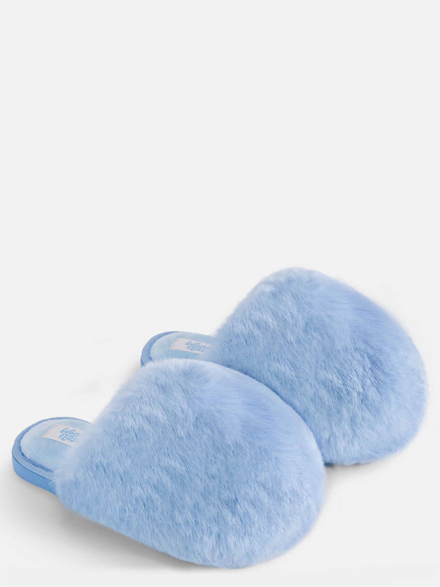 Wonder Nation Toddler, Little & Big Girls Faux Fur Puff Slippers