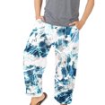 thumbnail image 1 of Pantalones bombachos de moda para hombre Pantalones sueltos elásticos de playa Athleisure estampados Pompotops  oipoqjl42085, 1 of 3