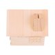 thumbnail image 1 of GOOHOCHY Caja de almacenamiento decorativa LOVE, contenedor de madera para pintar, dinero, dulces (casa de pino LOVE), 1 of 8