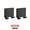 Black 2peices, variant on Bathroom Stainless Steel Razor Holder Storage Hook Wall Men Shaving Shaver Shelf Punch Free Razor Rack Accessories Organization
