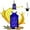 Cobalt Blue, variant on Couronne Co. Embossed Recycled Glass Cooking Oil Bottle with Pour Spout, Olive Oil Dispenser Bottle for Kitchen - Clear