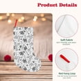 thumbnail image 4 of Salouo Hand Drawn Snake Print Christmas Decorations Stockings 1 Pack 18'' Xmas Stockings Holiday Stocking Personalized Farmhouse Decor for Home Family Party Tree, 4 of 7
