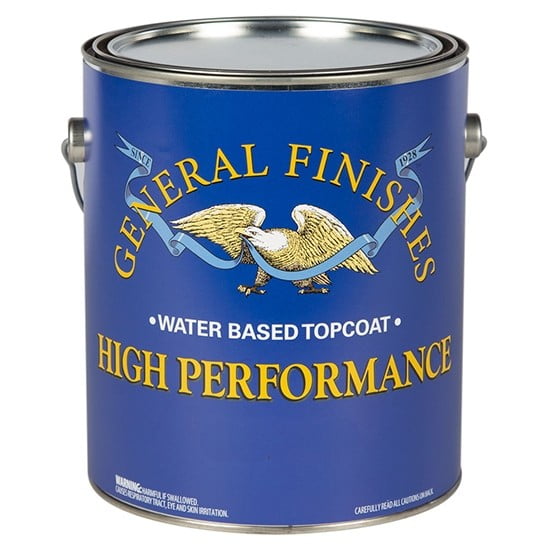 General Finishes, High Performance Polyurethane Topcoat, Flat, Gallon