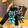 thumbnail image 2 of HEVIRGO Exquisite Key Chain Perfect Gifts PVC Lightning Bear Shape Keyring Holder for Daily, 2 of 10