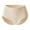White, variant on JUSLIO Womens Underwear Cotton Briefs No Show Underwear High Waisted Butt Lifting Tummy Control Panties L