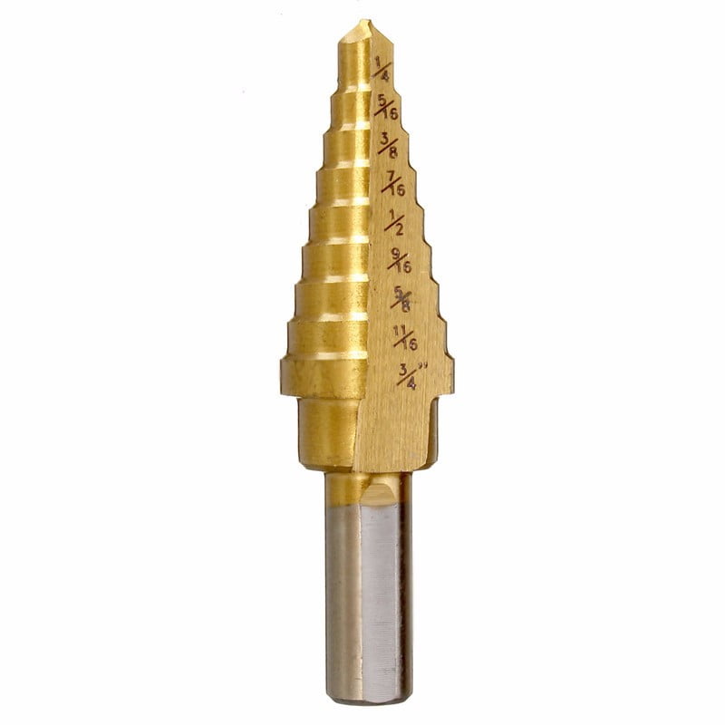 3pcs Drill Bit Set Titanium Coated HSS High Speed Steel Hole Cutter Hex Shank