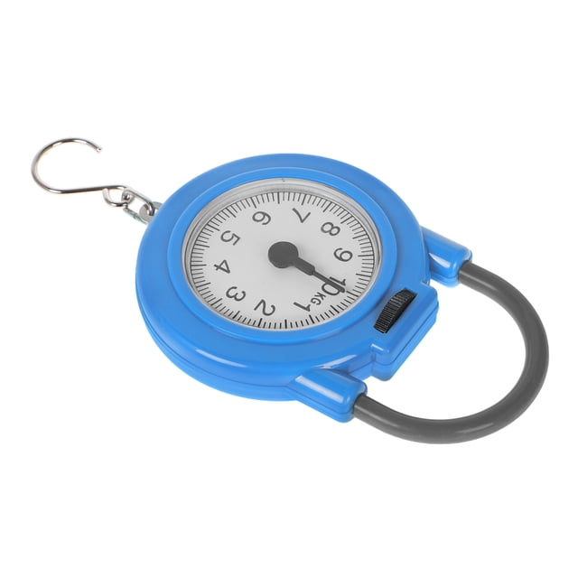 OUNONA Fish Weighing Scales Mini Scale With Hook Design Blue For Home Use 1Set