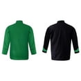 thumbnail image 3 of Warrior Point men,s multicolors with Black Piping 3/4 Sleeve Chef Coat (set of 2 pcs) Kitchen Bakery & Proffesional Chef coat, 3 of 4