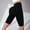 446#Black, variant on 3D Anti Cellulite Short Leggings, High Waisted Compression Push-Up Sculpting Yoga Fitness Pants Gym Orange S