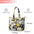 thumbnail image 4 of Pioneer Flower Floral Print Pattern Travel Tote Bags for Women Carry On,Large Weekender Bags for Women Travel,Multi Functional Duffle Bag for Work,Shopping,Sports, 4 of 5