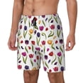 thumbnail image 2 of Fotbe Tulips Flowers Men’s Swim Trunks Quick Dry Swim Shorts Board Shorts with Mesh Lining-Large, 2 of 9