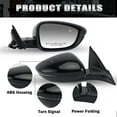 thumbnail image 6 of Mirror Assembly For Honda Accord 18-22 BSM Right Heated Manual Fold Turn Signal, 6 of 14