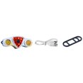 thumbnail image 4 of Luz trasera de bicicleta recargable por USB 6 modos impermeable 9SMD 2LED ( ) rojo amarillo, 4 of 4