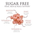 thumbnail image 4 of Hair Vitamins Gummies - Sugar Free Hair Growth Support Gummy with Biotin 5000 mcg Per Serving, Vitamin A, B12, C, D, E, Folic Acid - Supports Strong Beautiful Hair and Nails, Vegetarian - 60 Gummies, 4 of 10