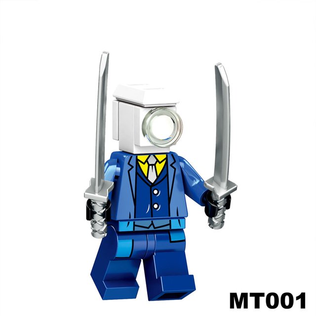 Juguetes Educativos Para Niños Bloques De Construcción Skibidi Modelo De Inodoro Muñeca Minifiguras Serie Anime De Simulación