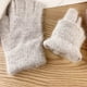 thumbnail image 1 of 2@#Moto Motorcross Full Finger Man Women Motorcycle Bicycle Cycling Keep Warm Glove High Quality Rabbit Hair Gloves Biker GlovesDark purple 1 Pair He Qiyong unisex, 1 of 1
