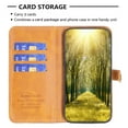 thumbnail image 4 of Premium Leather for Samsung Galaxy A42 5G Case, Kickstand Card Holder  Wallet Flip Protective Shockproof Folio Magnetic Classic Phone Case Cover for Samsung Galaxy A42 5G,Red, 4 of 5