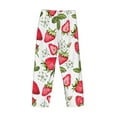 thumbnail image 4 of Kdxio Strawberry1 Print Men's Sleep Pajama Pant Lounge Pants with Pockets, 4 of 8