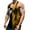 Gold, variant on Black Tank Top Mens Summer Patchwork 3D Digital Print Sleeveless Tank Top