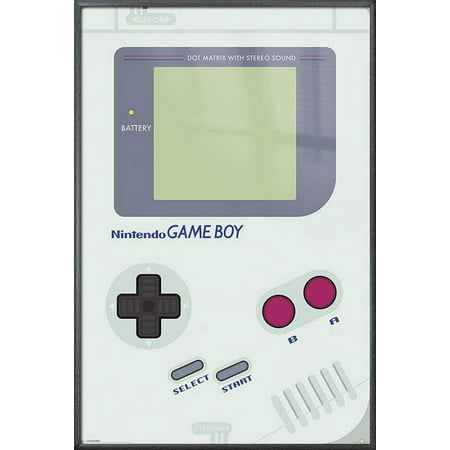 nintento gameboy framed poster