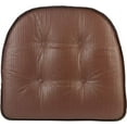 thumbnail image 3 of Non-Slip Tufted Chair Cushions for Dining Room, Kitchen and Office Use, U-Shaped Skid-Proof Seat Pad, 15x16 Inches, 8 Pack, Chocolate Brown, 3 of 6
