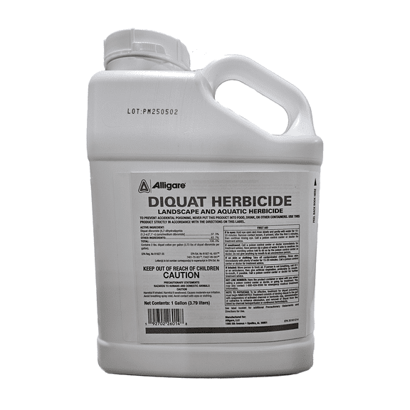 Diquat Herbicide - Fast-Acting Non-Residual - 128 fl oz Jug by Alligare