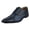 Navy, variant on LIBERTYZENO Mens Oxford Dress Shoes Leather Croco Lizard Print Dress Shoes For Men 162 Black
