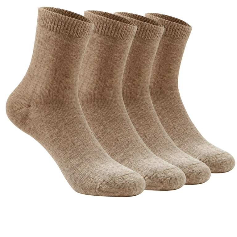 Pairs Men Women Merino Wool Hiking Socks Thermal Warm Crew