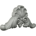 thumbnail image 2 of Ekena Millwork 12 1/4"W x 6 1/8"H x 1 1/8"P Carrillo Shell Large Onlay, 2 of 6