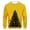 Yellow, variant on GigrtiJin Men's Oversized Sweatshirt Christmas Tree Printed Solid Color Long Sleeve Round Neck Casual Blouse Shirts
